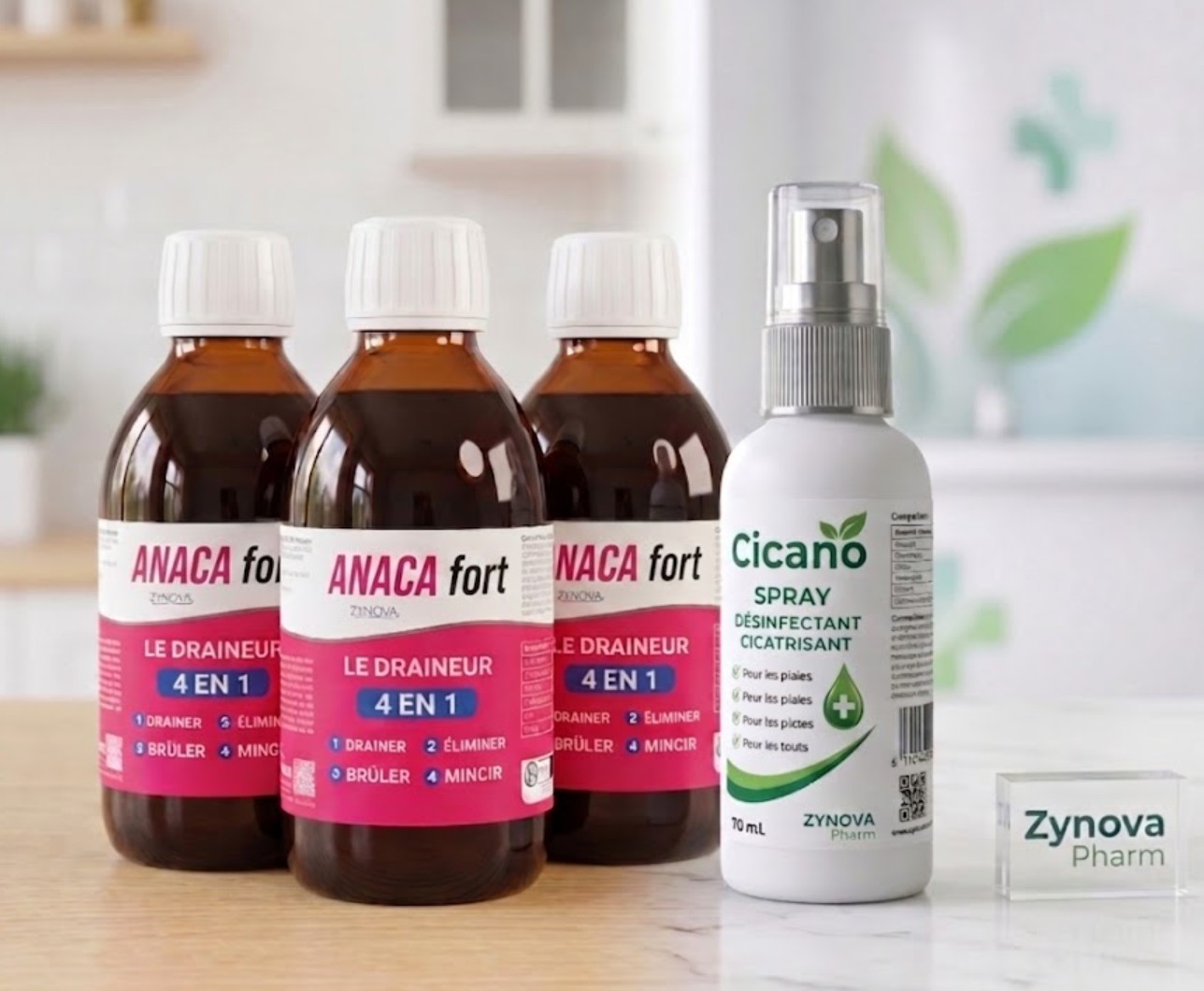Gamme ZYNOVA Pharm — Cicano et ANACA3